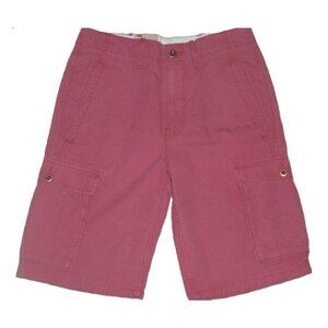 New Men's Levi's Ace Cargo Ripstop Shorts W29 Cowhide Red MSRP $50